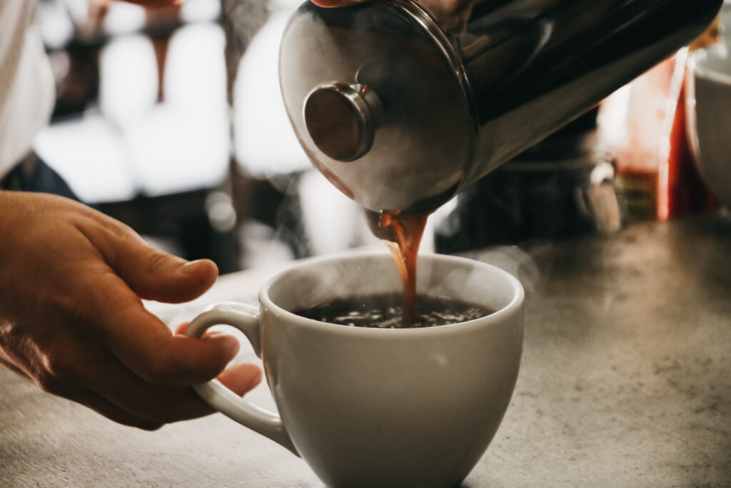 Prancūžiškas kavinukas "french press"